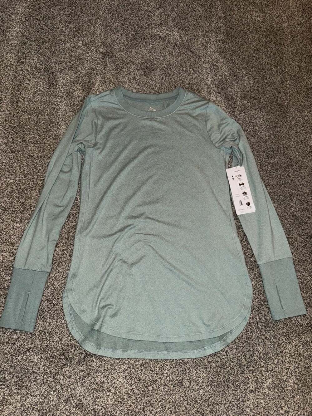 RBX Active Women's Crewneck Long Sleeve Ultra Soft Tunic Tee, Style CRI0003